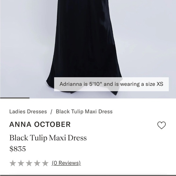 Anna October Black Tulip Maxi Dress - Picture 3 of 6